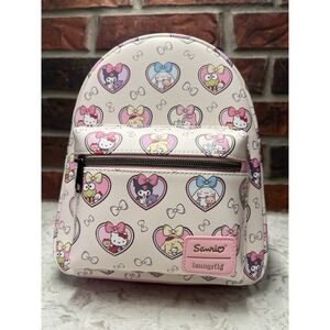 Loungefly Sanrio Hello Kitty and Friends Heart Portaits Mini Backpack New